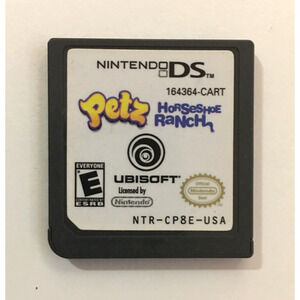 Petz Horseshoe Ranch (Nintendo DS, 2009) Ubisoft - Cartridge Only - US Seller